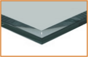 Bronze or grey glass is available in thicknesses up to 1/2