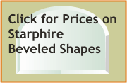 1/4" starphire beveled shapes