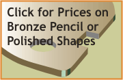 Bronze or grey arches with flat or pencil polished edges